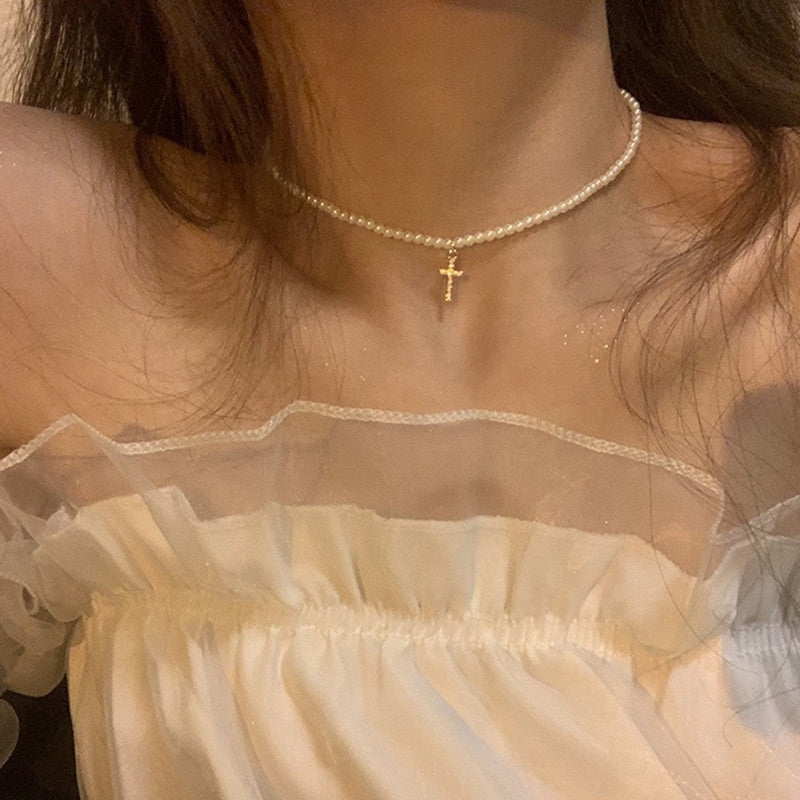 Damen Halskette mit muschelförmigem Anhänger Shop Nory