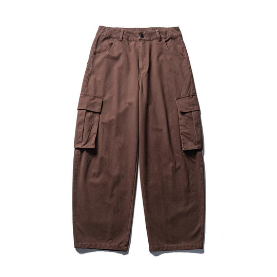 Herren Weite Cargo-Hose aus Baumwollmix mit großen Klappentaschen und relaxed Fit Shop Nory