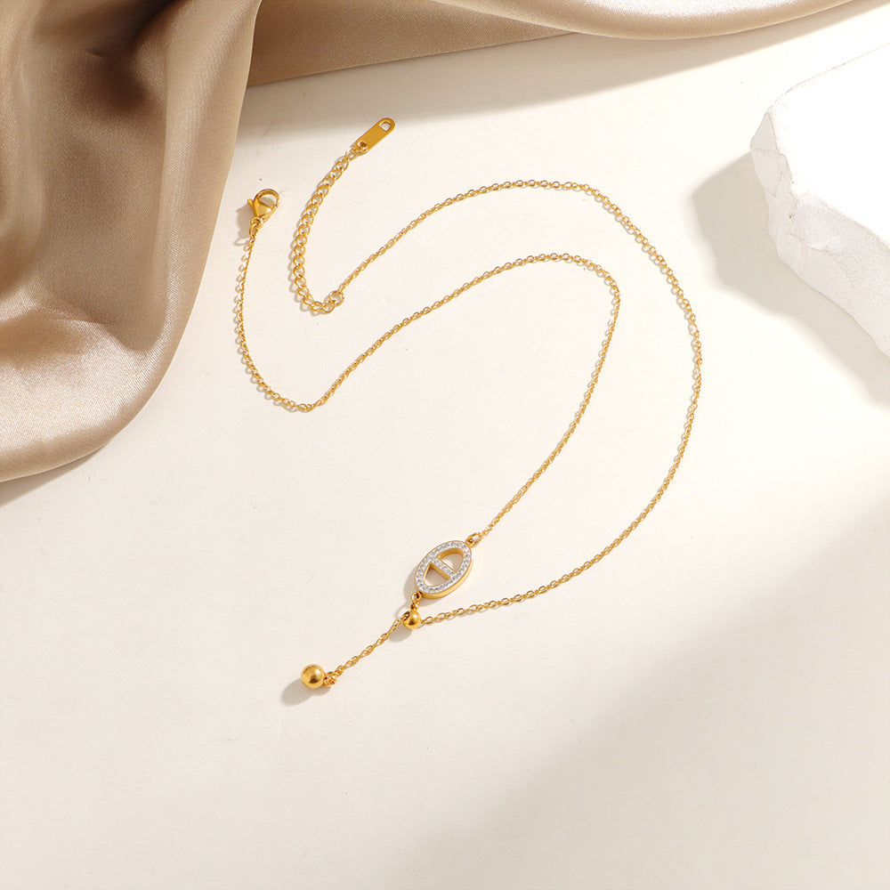 Frauen Dazzling Minimalist Anhänger Halskette Shop Nory