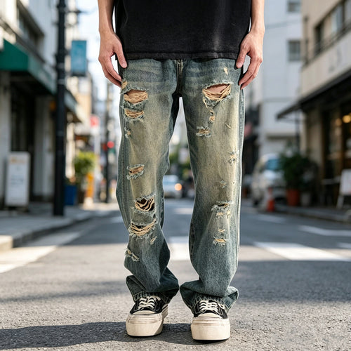 Herren Destroyed Jeans Shop Nory