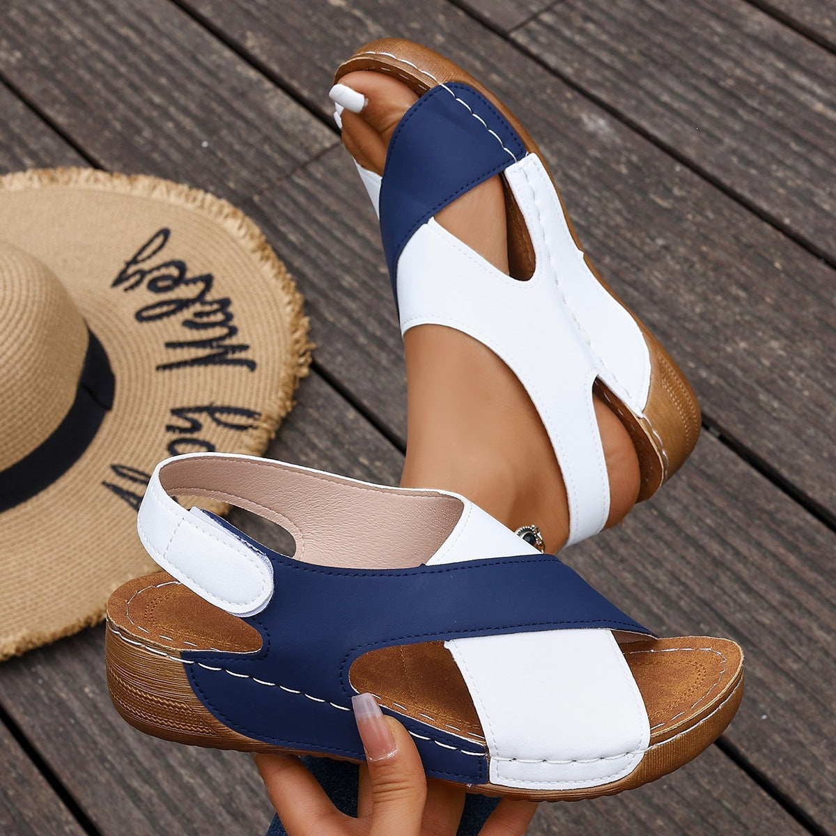 Damen bequeme Sandalen Shopnory