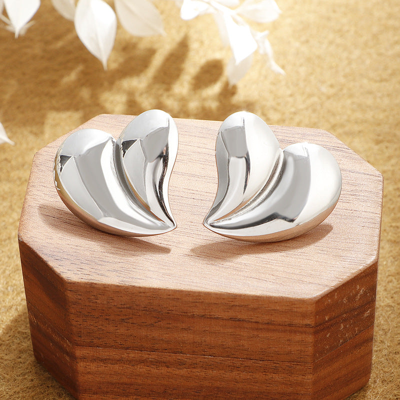 Damen stilvolle Ohrstecker im eleganten Muschel-Design Shop Nory