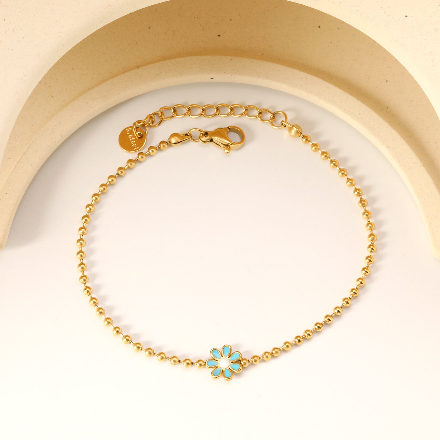 Damen Armband mit floralem Design und doppeltem Verstellmechanismus Shop Nory