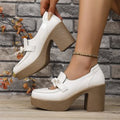 Damen elegante Clogs mit hohem Absatz