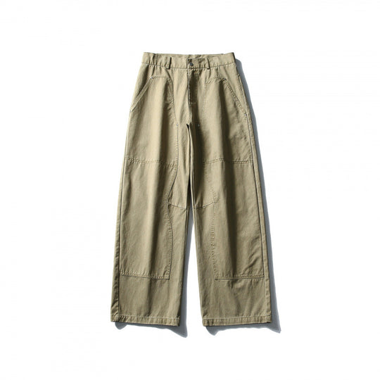 Herren Weite Utility-Hose im Workwear-Look mit Knie-Patches und geradem Bein Shop Nory