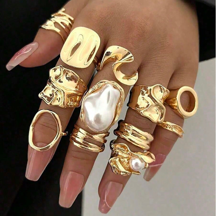 Damen Ring-Set mit kunstvollen und skulpturalen Designs Shop Nory
