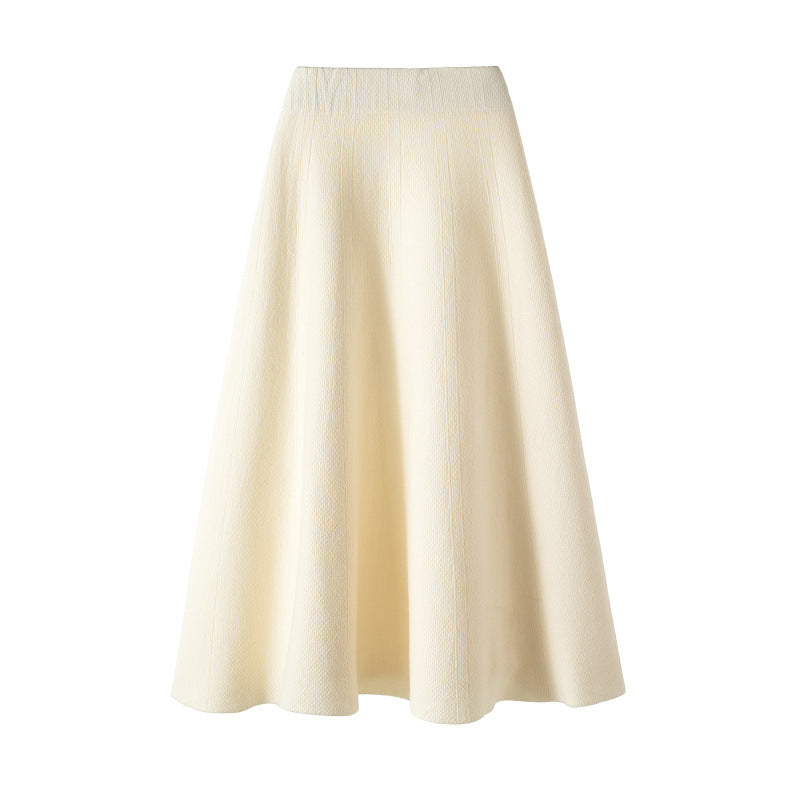 Damen Eleganter, schwingender Midi-Rock Shop Nory