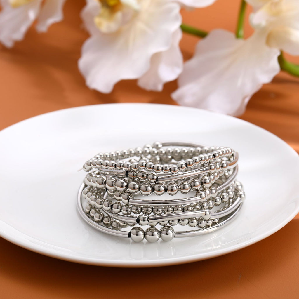 Damen Armband-Set mit eleganten und modernen Perlen-Designs Shop Nory