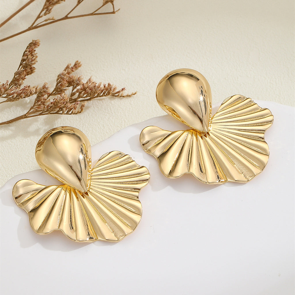 Damen Ohrringe im modernen Ginkgo-Blatt-Design Shop Nory