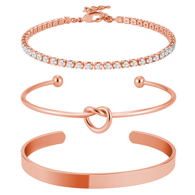 Damen modisches Armband-Set mit funkelnden Kristallen und elegantem Design Shop Nory