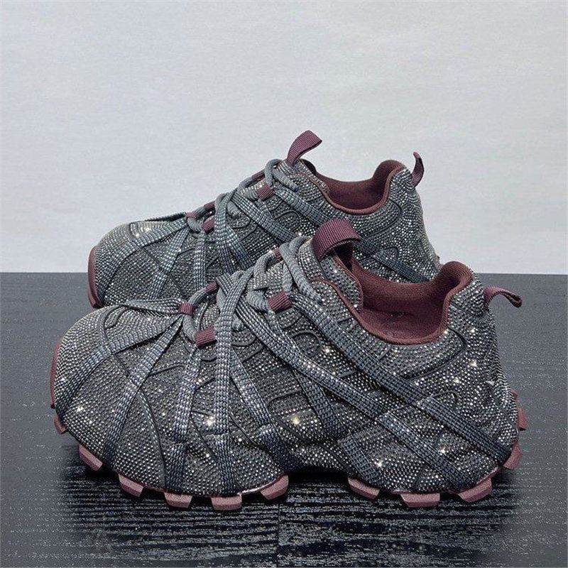 Damen Glamouröse Chunky‑Sneaker mit komplettem Strassbesatz und profilierter Gummisohle Shop Nory