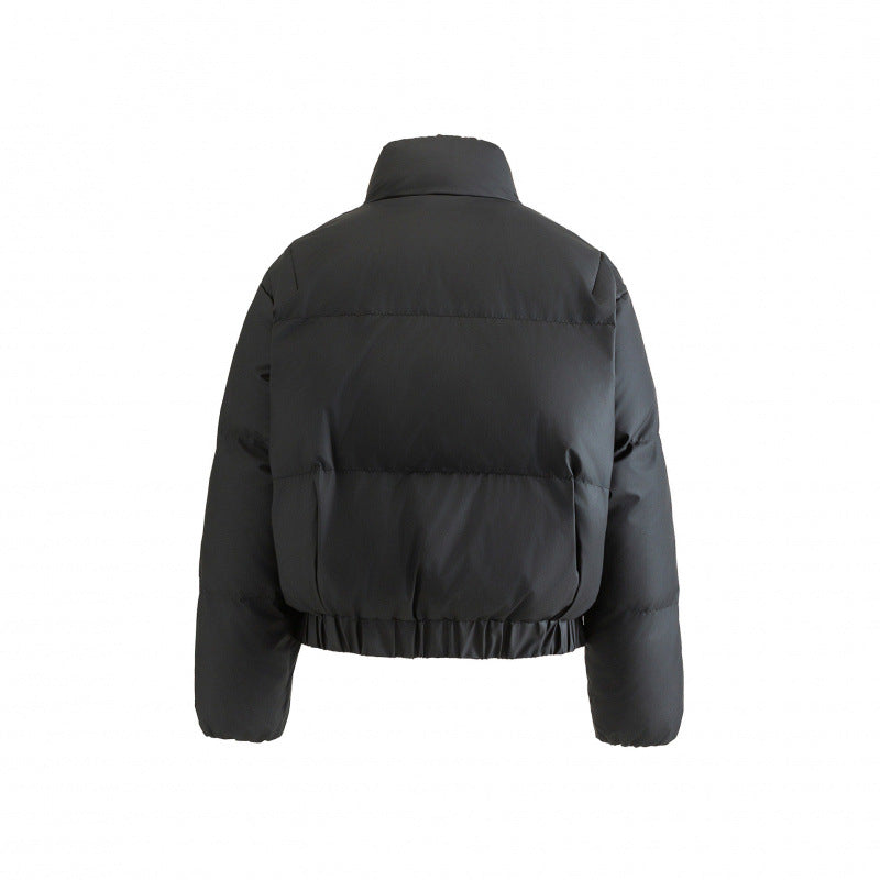 Damen Gekürzte Puff‑Steppjacke mit hohem Stehkragen, elastischem Bund und verdeckter Reißverschlussleiste Shop Nory