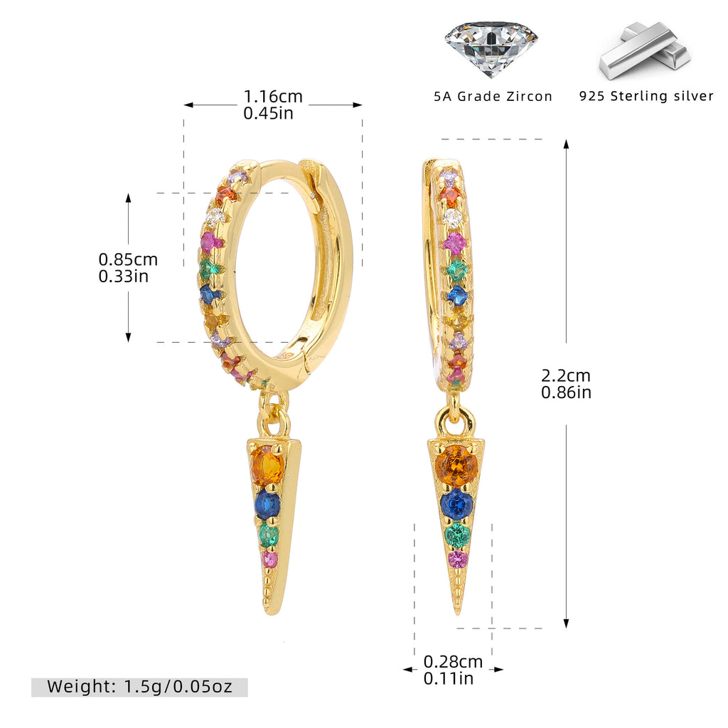 Damen Glitzernde Ohrringe Shop Nory
