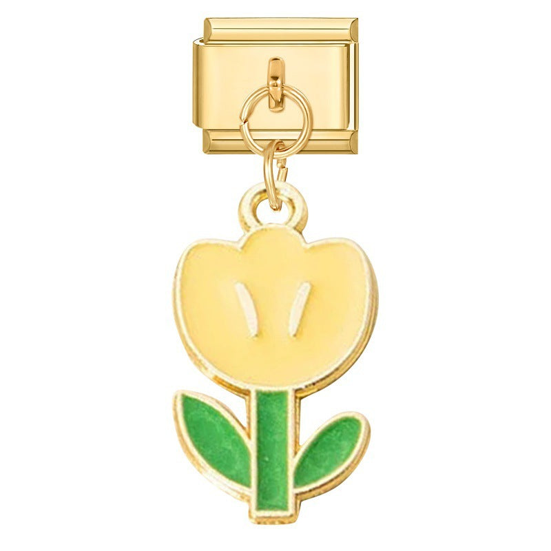 Filigraner Kirschblüten-Anhänger Für Bettelarmband