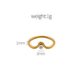 Damenring mit elegantem Design und Perle Shop Nory