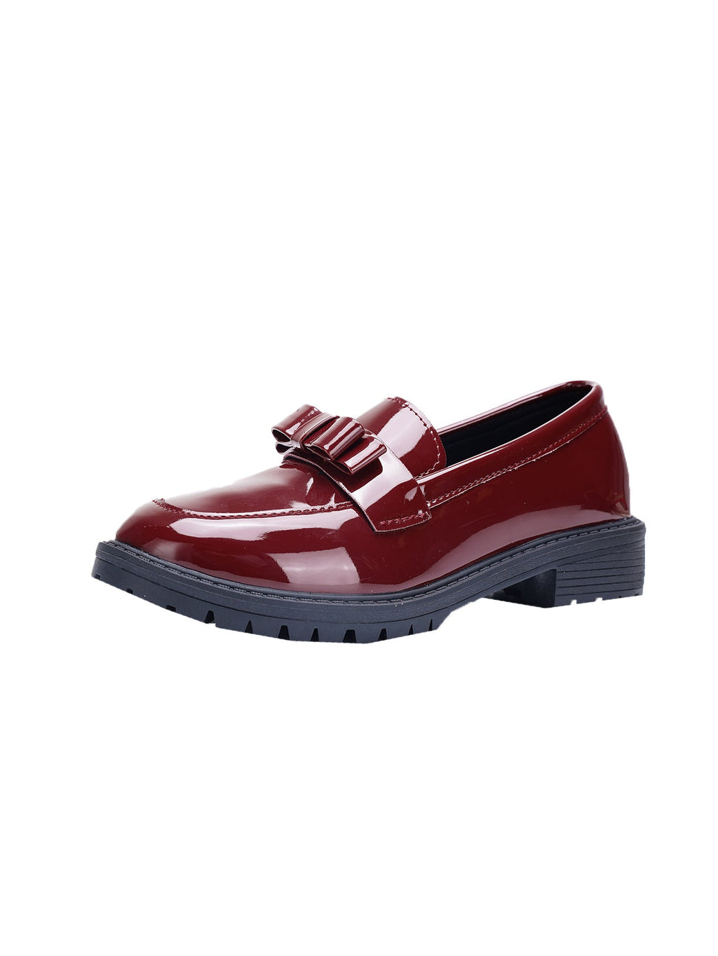 Damen Modische Loafers mit dekorativem Schleifchen