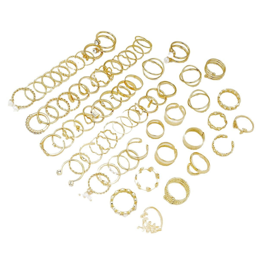 Damen Ring-Set mit vielfältigen Designs und filigranen Details Shop Nory