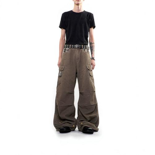 Herren Weitgeschnittene Cargo-Hose mit Taschen Shop Nory