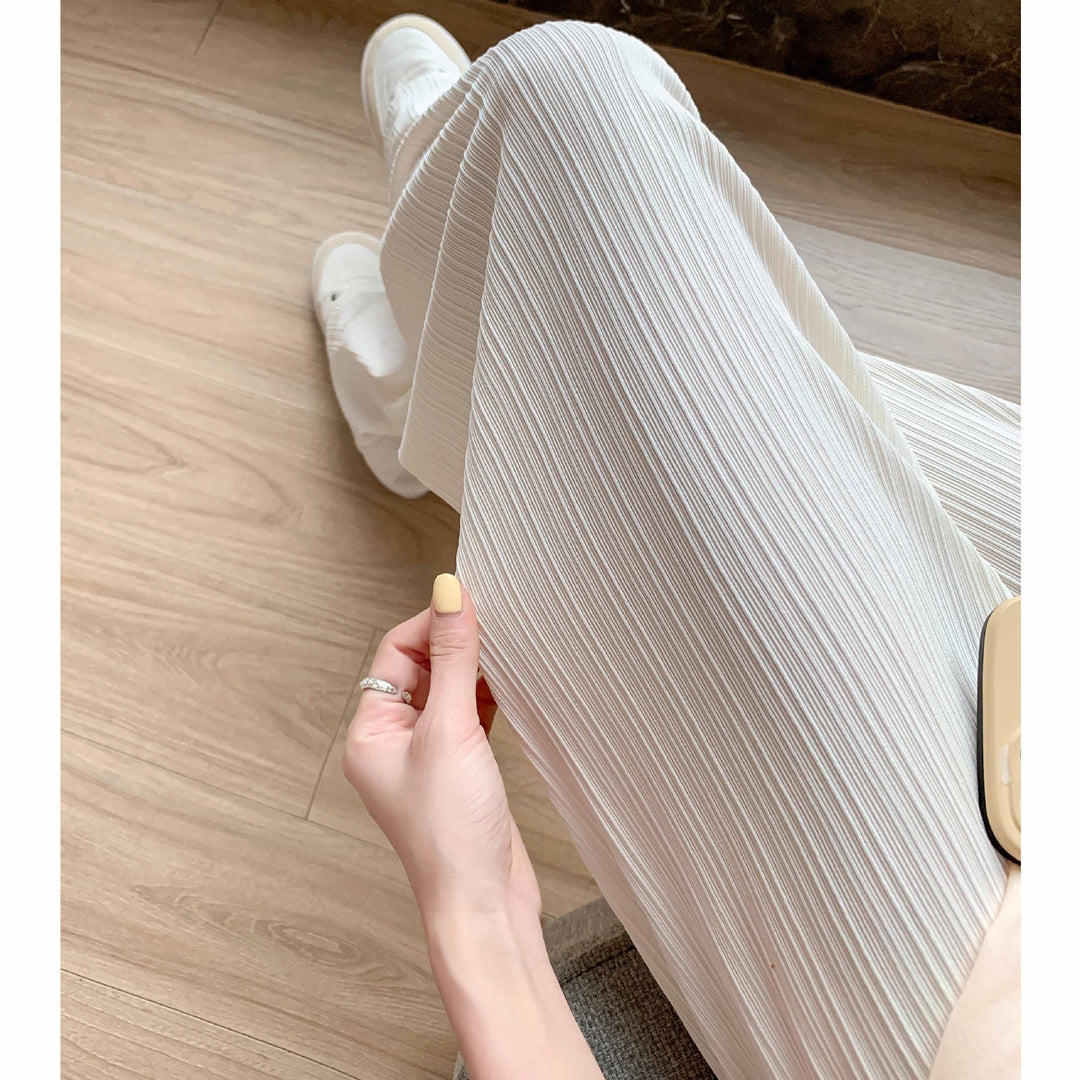 Damen Plissierte Weite Hosen Shop Nory