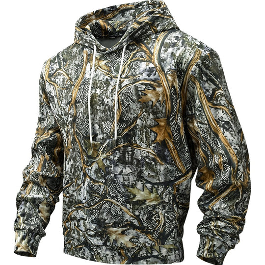 Herren Gemusterter Kapuzenpullover Shop Nory