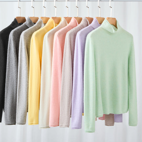 Damen Feiner Rollkragenpullover aus ultraleichtem Feinstrick mit schlanker Silhouette Shop Nory