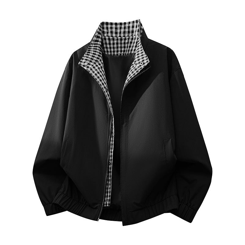 Herren Bequeme Übergangsjacke mit kariertem Innenfutter Shop Nory