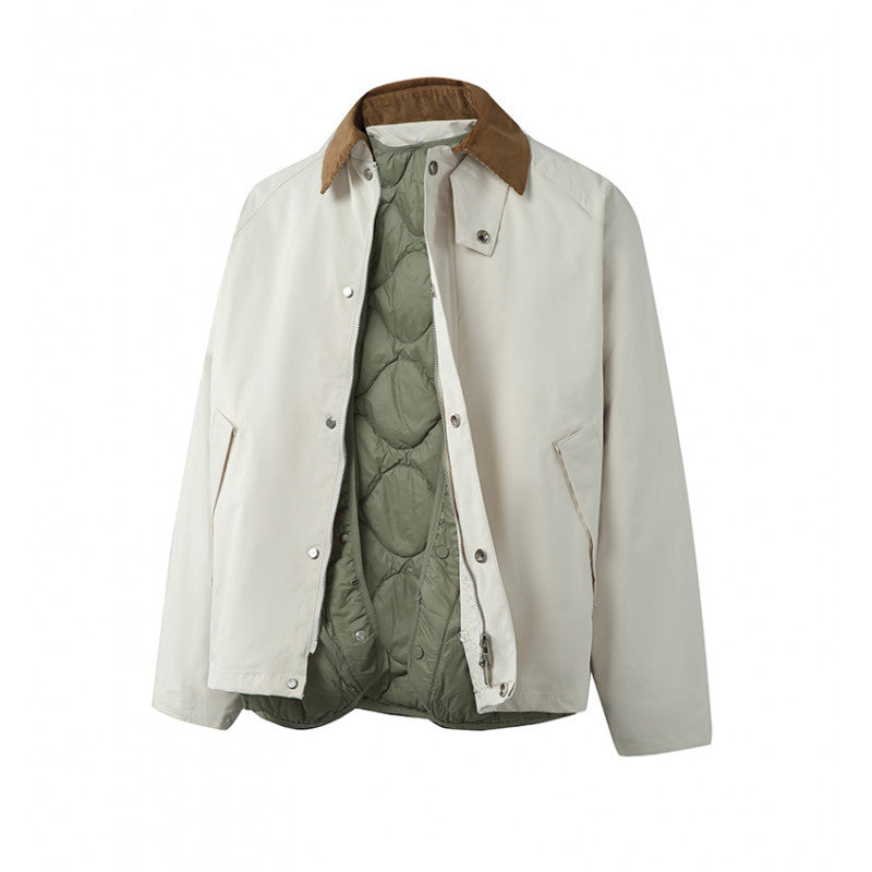 Herren Boxy‑Fieldjacke mit abnehmbarer wattierter Innenweste und Cordkragen Shop Nory