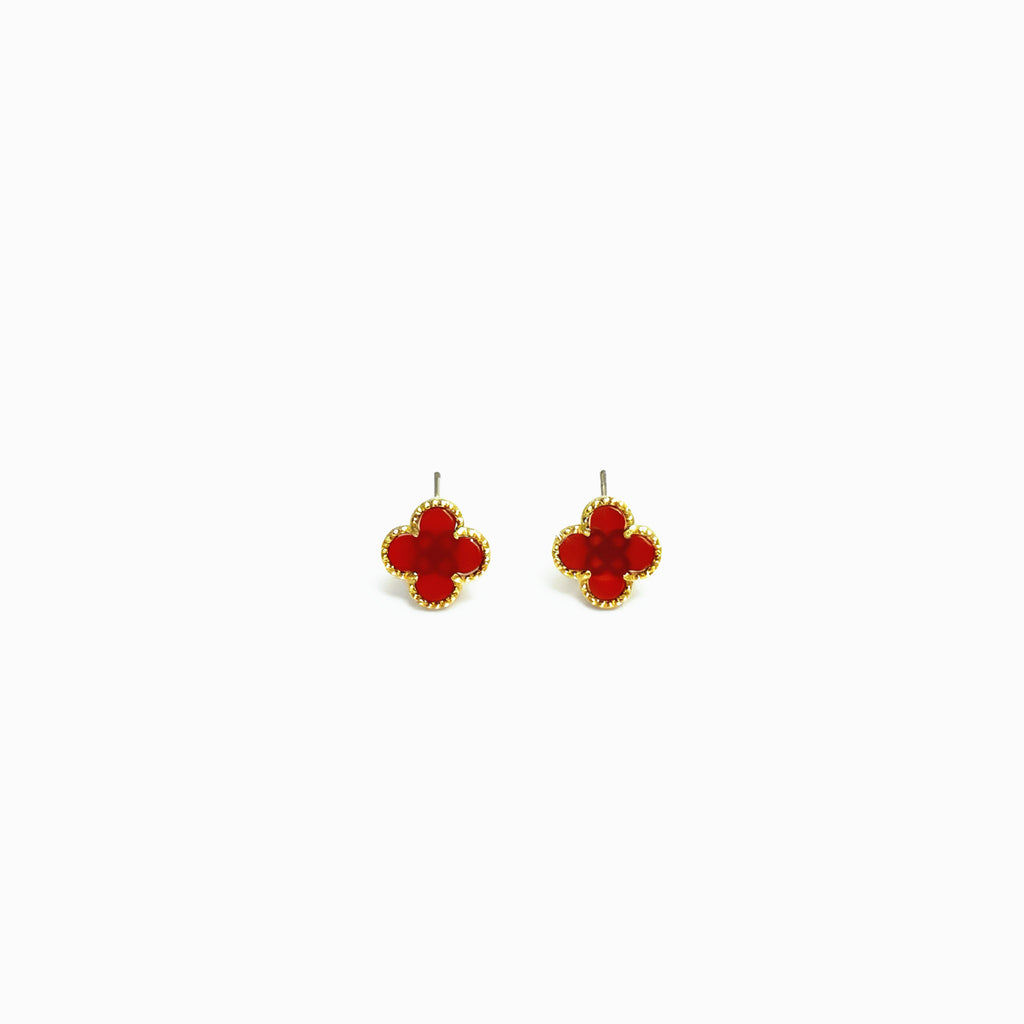 Damen Ohrstecker mit Blumenmotiv und funkelnden Zirkonia Shop Nory
