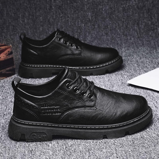 Herren Schnürschuhe aus hochwertigem Leder mit rutschfester Sohle