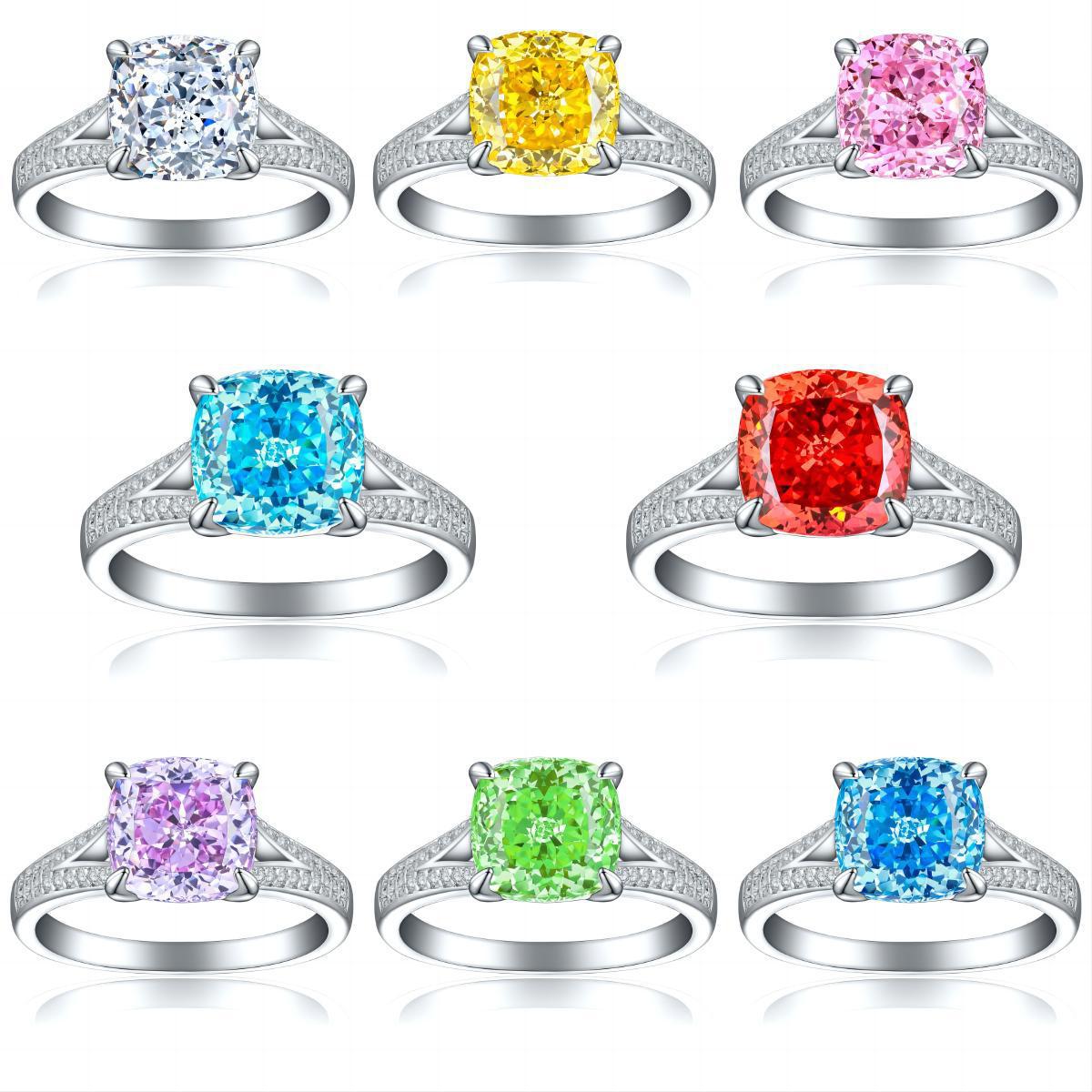 Damen Ring mit funkelndem Aquamarin und kunstvollen Zirkonia-Besatz Shop Nory