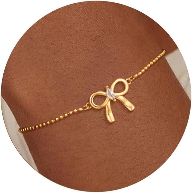 Damen Armband mit elegantem Schleifen-Design und funkelndem Zirkonia-Shop Nory