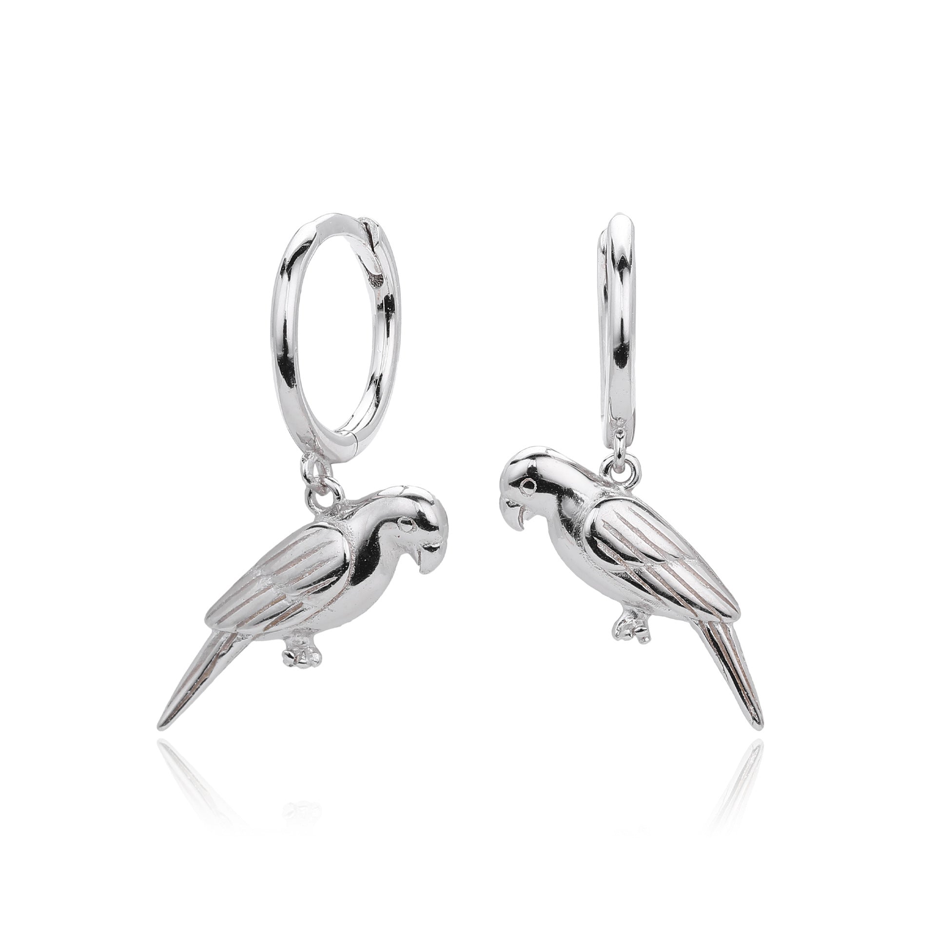 Damen Ohrhänger im eleganten Papagei-Design aus hochwertigem 925 Sterling Silber Shop Nory