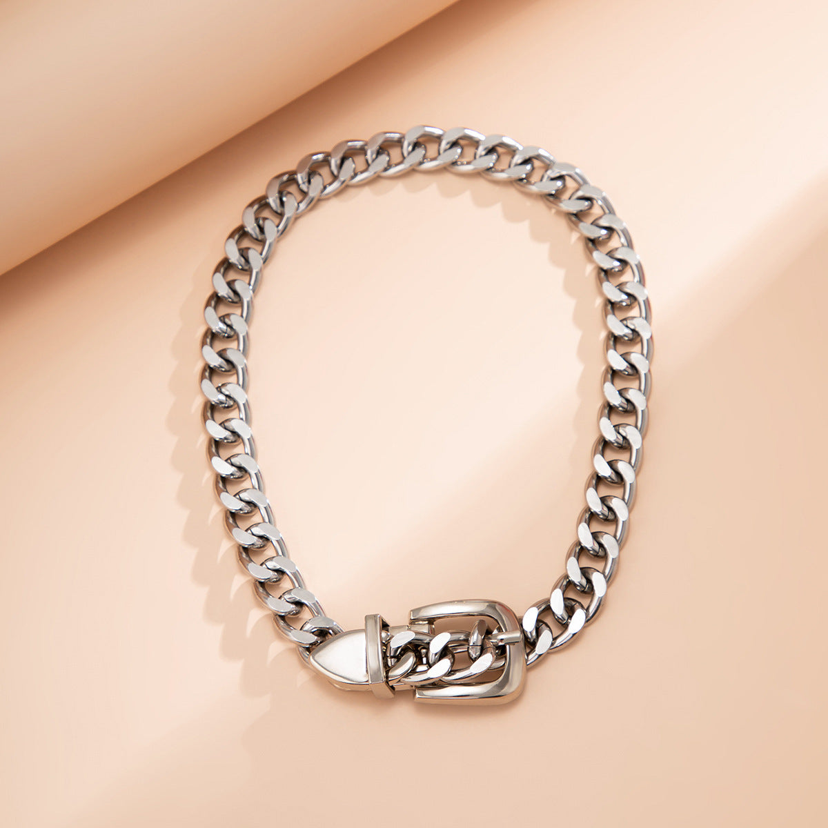 Damen massivgliedriges Kettenarmband mit Verschluss Shop Nory