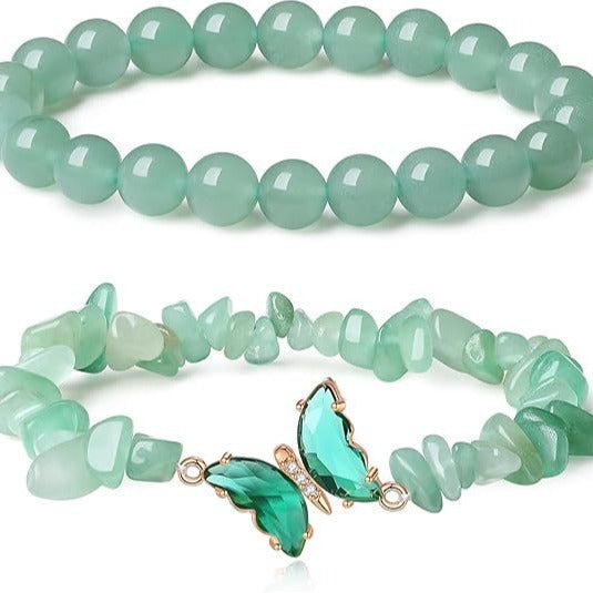Damen Armbandset aus blauem Edelsteinschmuck mit filigranen Details Shop Nory