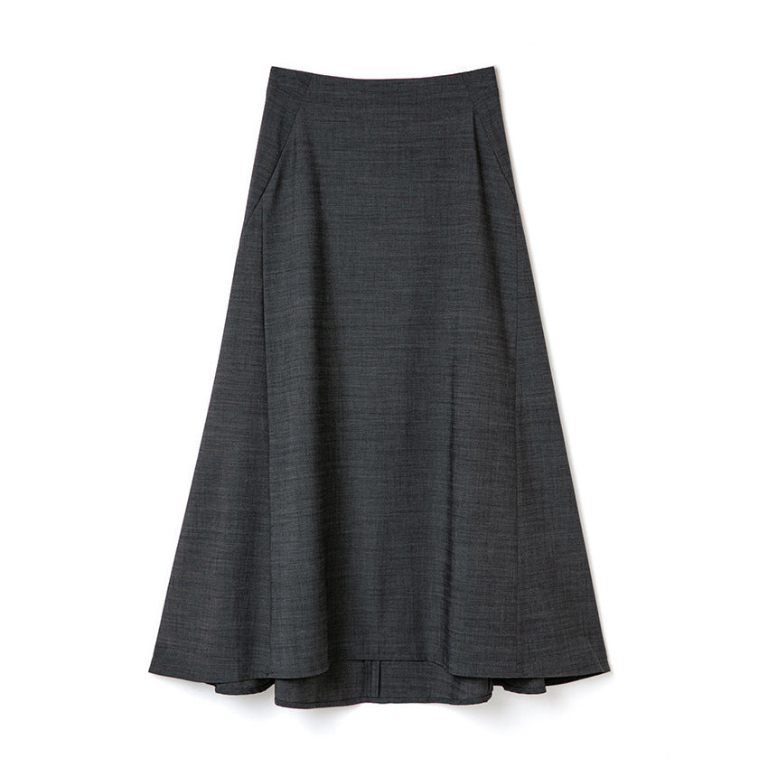 Damen Fließender Maxirock mit hohem Bund, A‑Linie und elegantem Fall Shop Nory