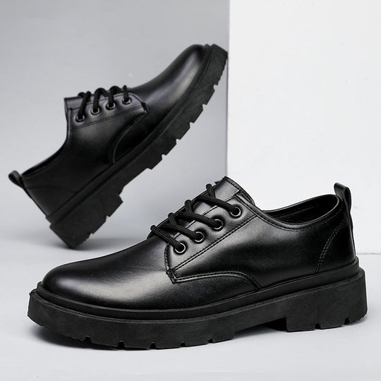 Herren Leder Schnürschuhe