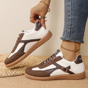 Damen Retro-inspirierte Schnür-Sneaker mit gepolstertem Komfortfußbett Shop Nory