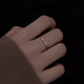 Damen Minimalistischer Silberring mit eleganter geschwungener Form Shop Nory