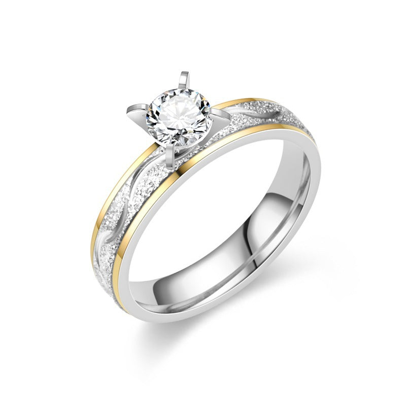 Herren Ring mit kunstvollem Wellenmuster und funkelndem Zirkonia Besatz Shop Nory