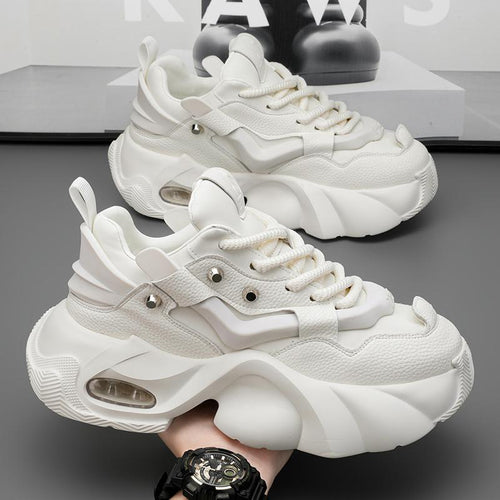 Damen Voluminöse Plateau-Sneaker mit skulpturaler Sohle und sichtbarer Luftkammer Shopy Nory