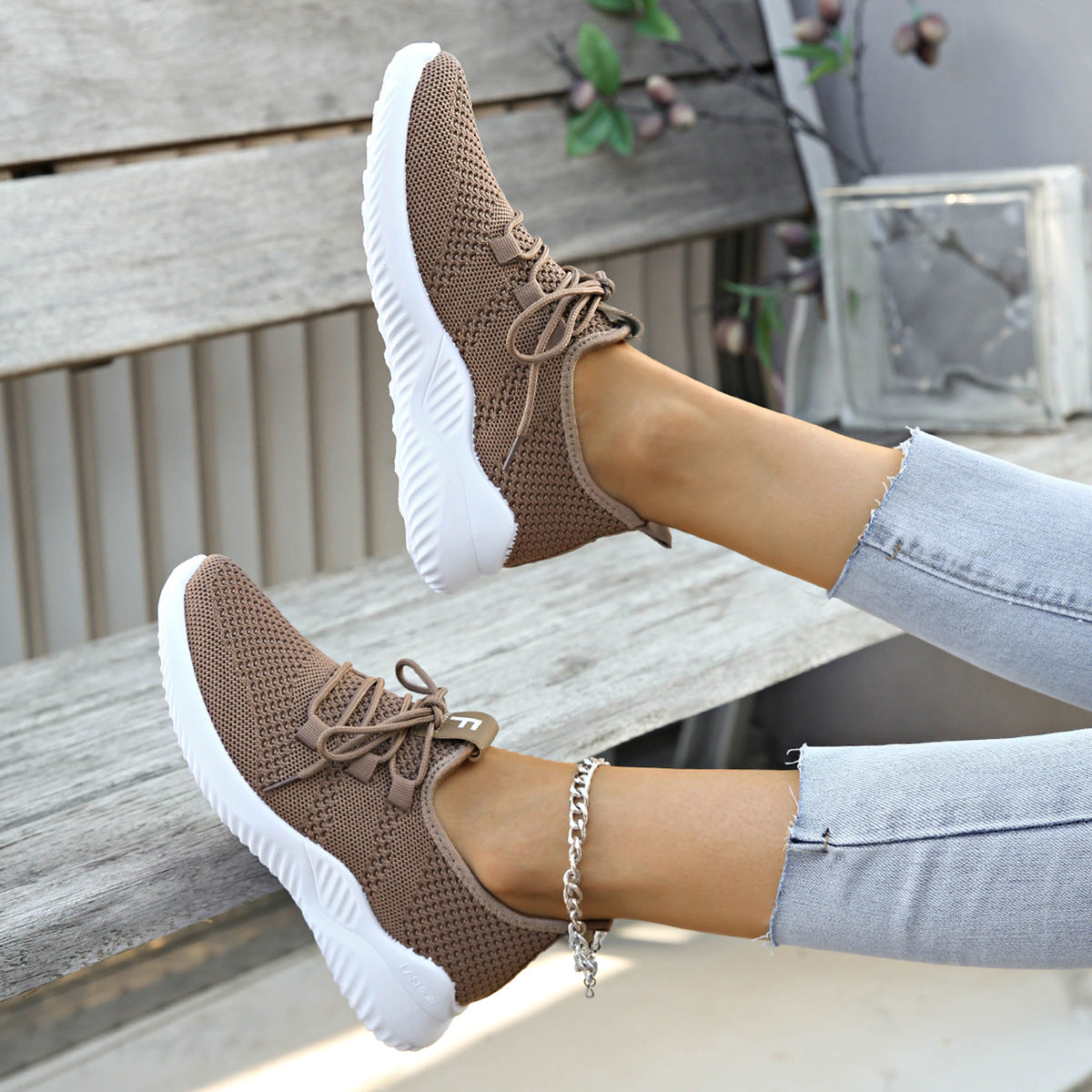 Damen Atmungsaktive Freizeitschuhe Shopnory