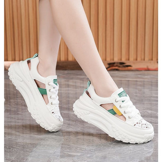 Damen Sportliche Sneaker mit luftiger Netzstruktur und extra hohem Komfort