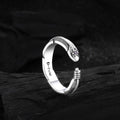 Damen Offener Ring mit kunstvollem Design und funkelnden Details Shop Nory