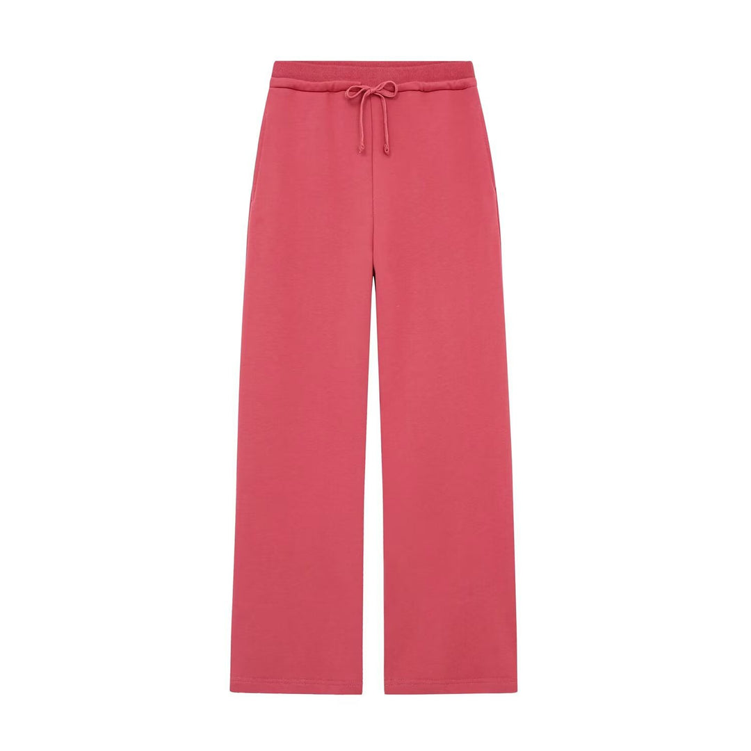 Damen Weite High‑Waist Palazzo‑Hose mit elastischem Bund und fließender Silhouette Shop Nory