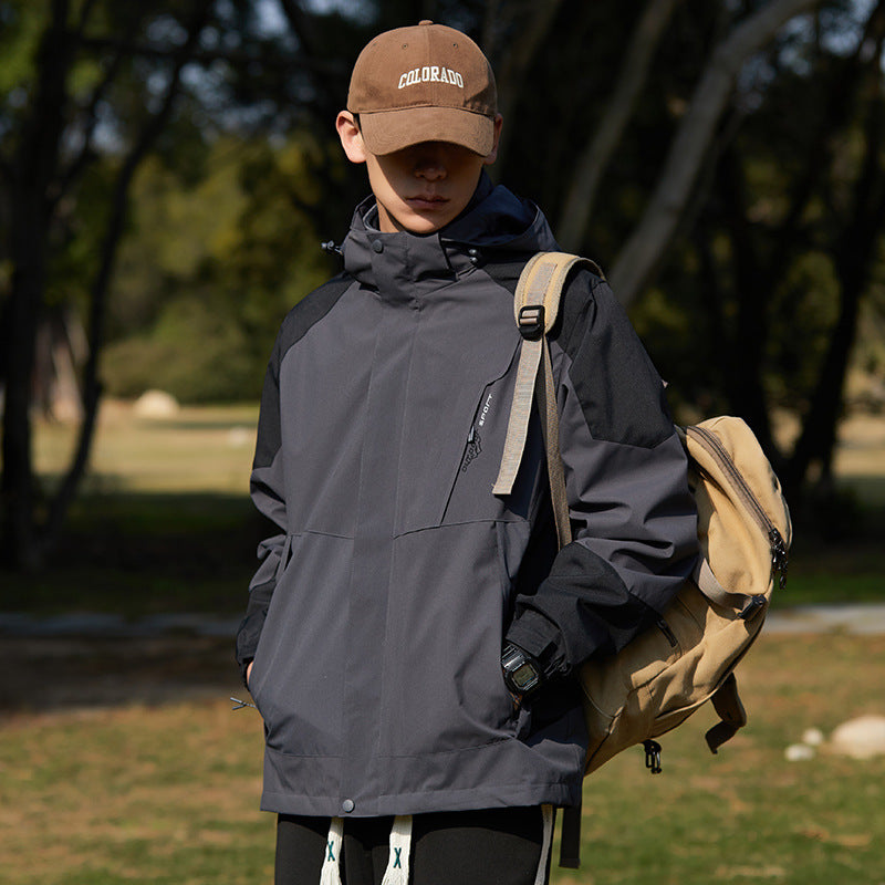Damen zweilagige Softshell‑Outdoorjacke mit abnehmbarem Fleece‑Innenlayer und Kapuze Shop Nory