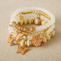 Damen Armband-Set mit filigranen Schmetterlingsanhängern und funkelnden Akzenten Shop Nory