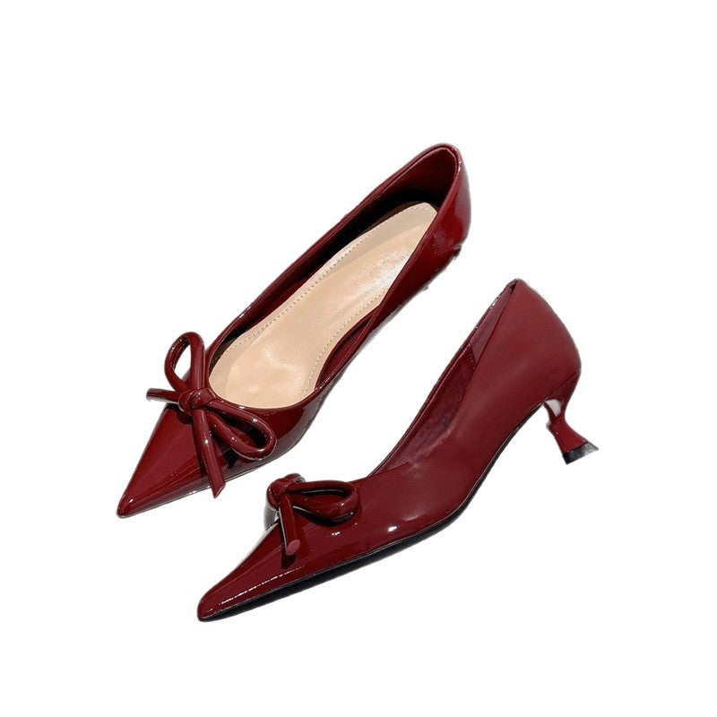 Damen High Heel Schuhe mit elegantem Schleifenakzent