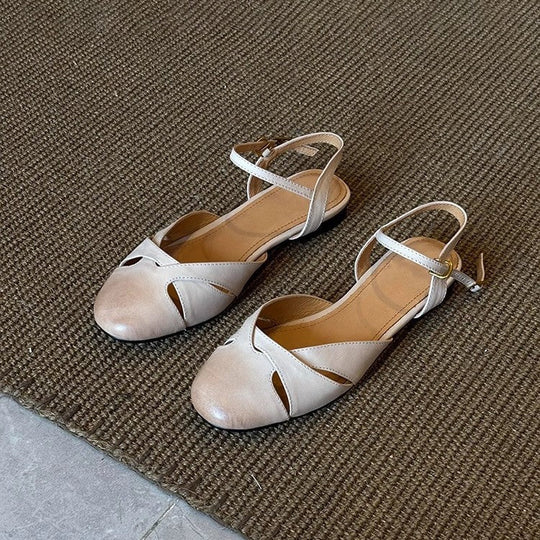 Damen Slingback Ballerinas mit elegantem Riemendesign und komfortabler Passform