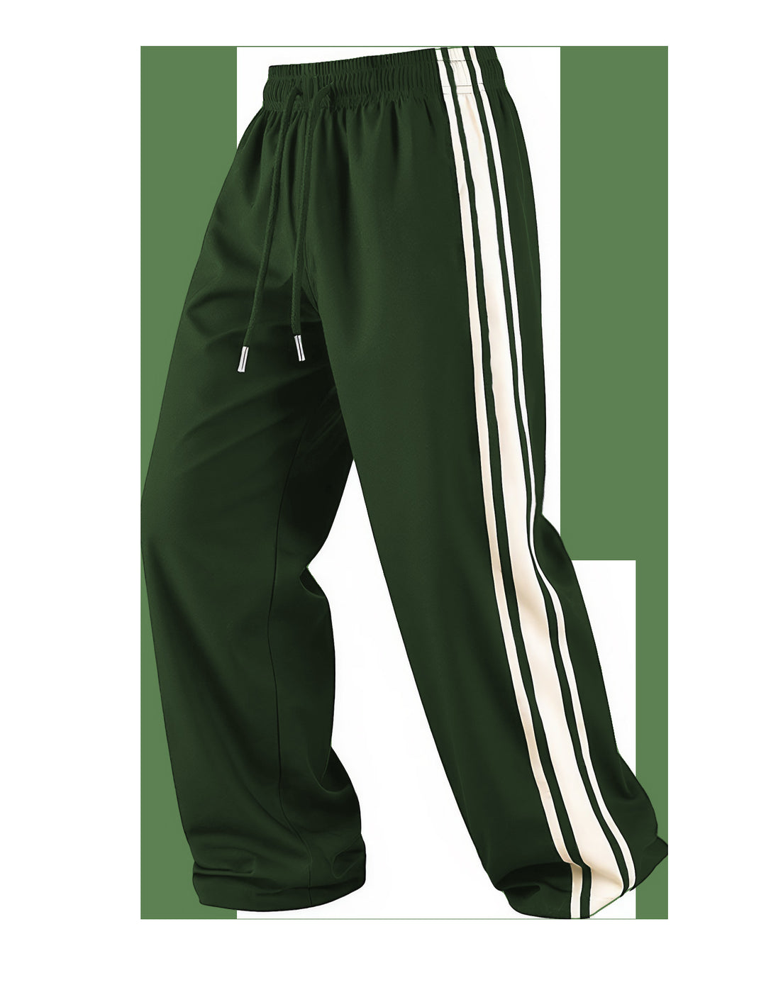 Herren Weite Trainingshose mit elastischem Tunnelzugbund, seitlichem Kontraststreifen & lockerem Baggy‑Schnitt Shop Nory