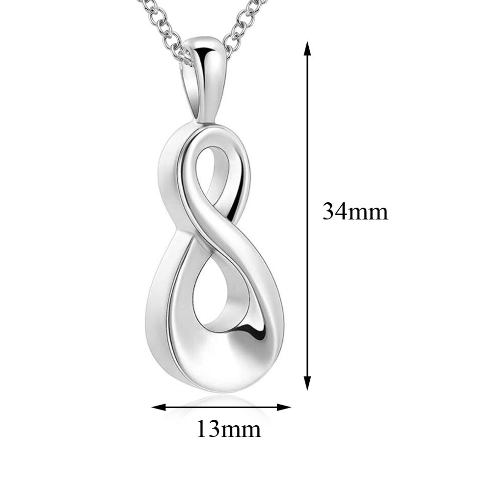 Damen Halskette mit unendlichem Symbol Shop Nory